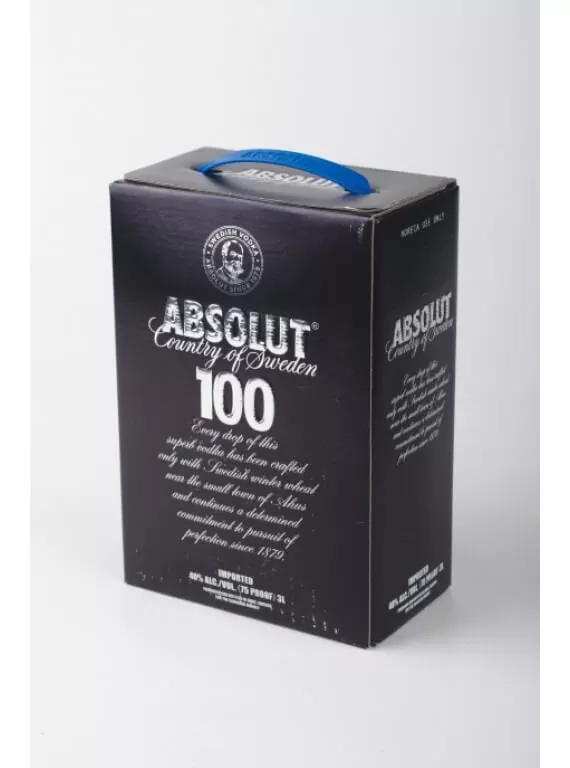 Горілка Absolut Black 100 (Абсолют Чорний 100) 3 л